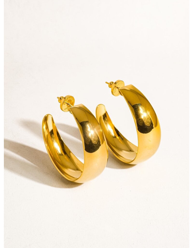 Flanerie Romée 18K Gold Non-Tarnish Classic Earring