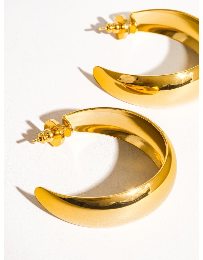 Flanerie Romée 18K Gold Non-Tarnish Classic Earring