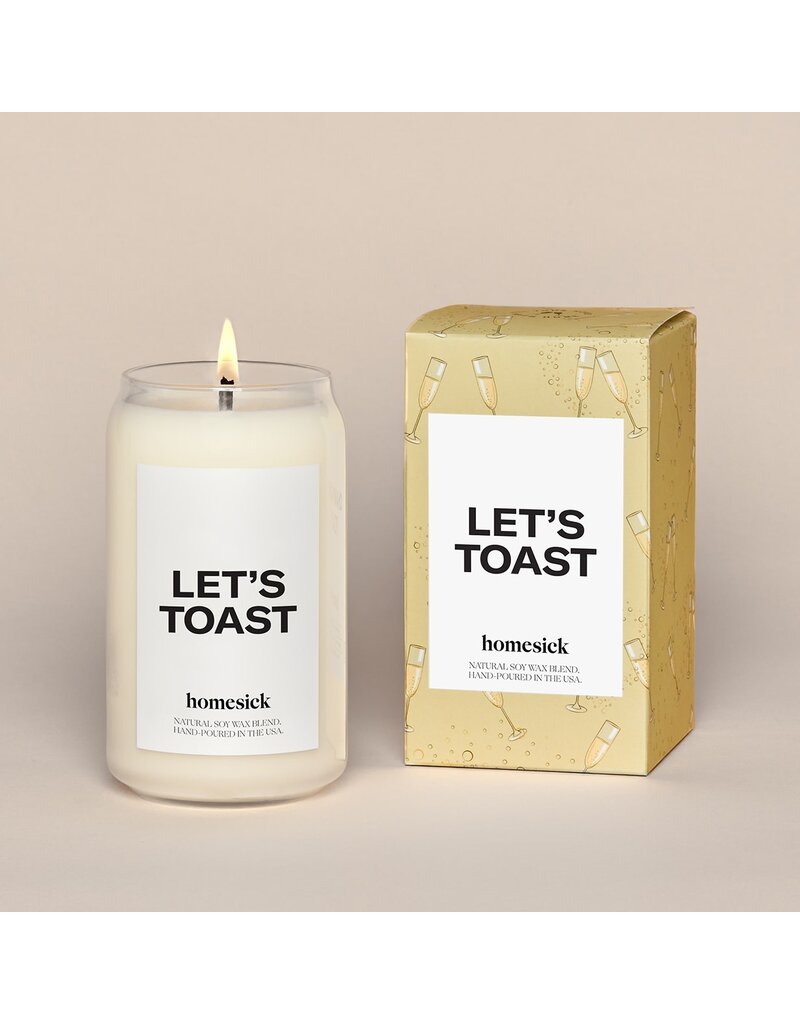 Homesick Candles Let's Toast Candle