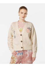 Scotch & Soda Embroidered Relaxed-Fit Cardigan