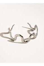 Flanerie Félix Silver Non-Tarnish Bold Statement Bracelet