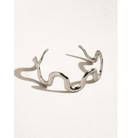 Flanerie Félix Silver Non-Tarnish Bold Statement Bracelet