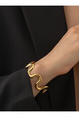 Flanerie Félix Silver Non-Tarnish Bold Statement Bracelet