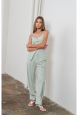 Moon River Miri Button Front Top