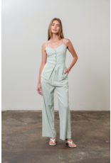 Moon River Miri Button Front Top