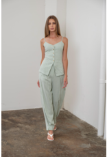 Moon River Miri Button Front Top