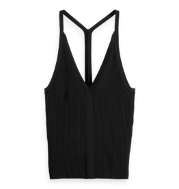 Scotch & Soda Rib Racer Knitted Tank