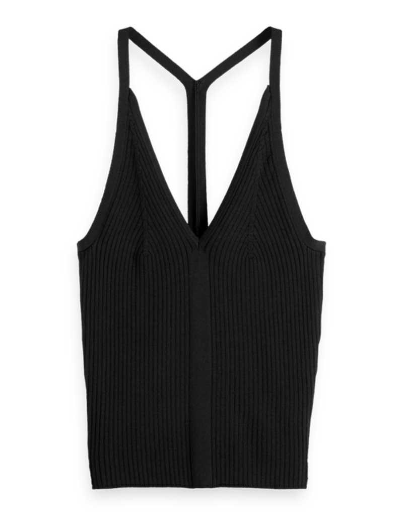 Scotch & Soda Rib Racer Knitted Tank