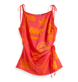 Scotch & Soda Satin Tie Top