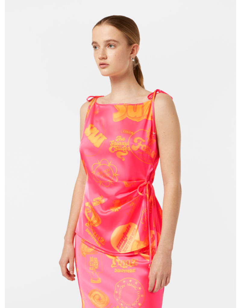 Scotch & Soda Satin Tie Top