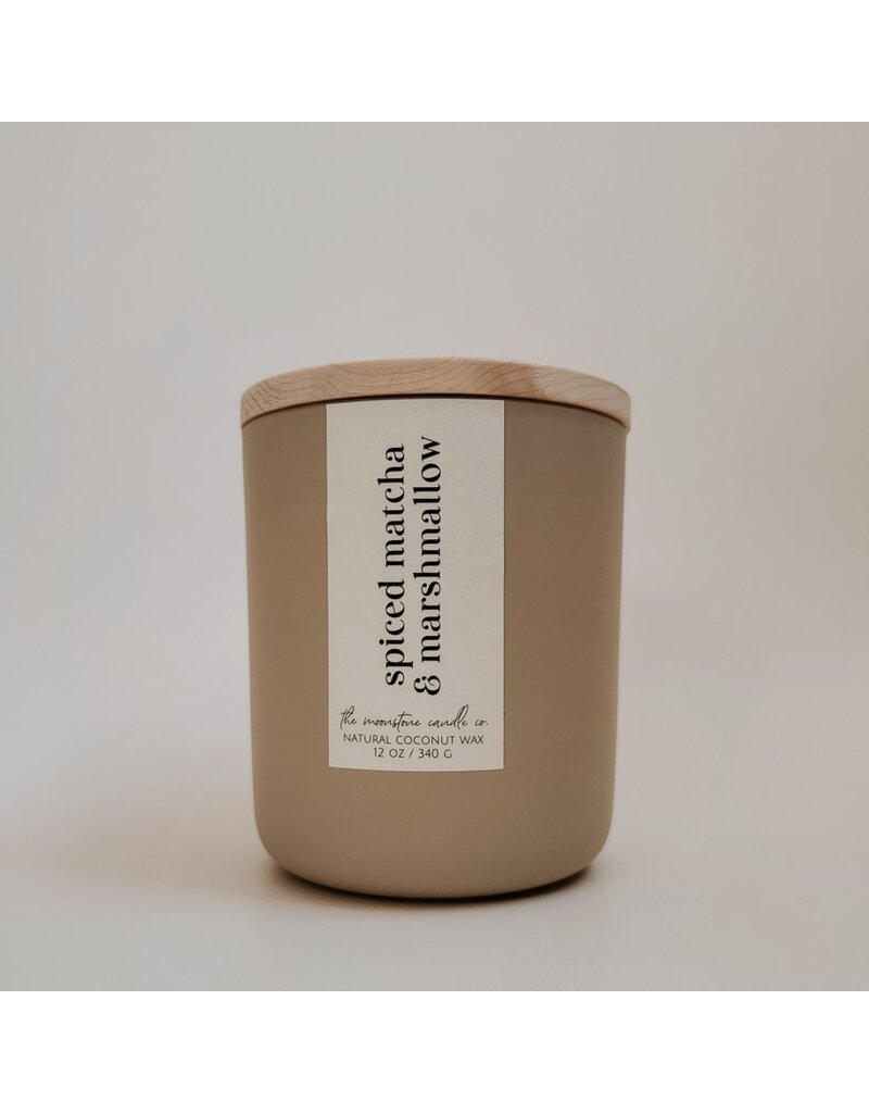 Spiced Matcha & Marshmallow Natural Coconut Wax Candle