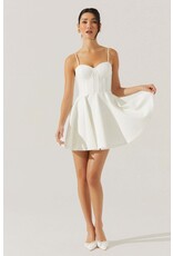 ASTR Fenna Textured Corset Mini Dress