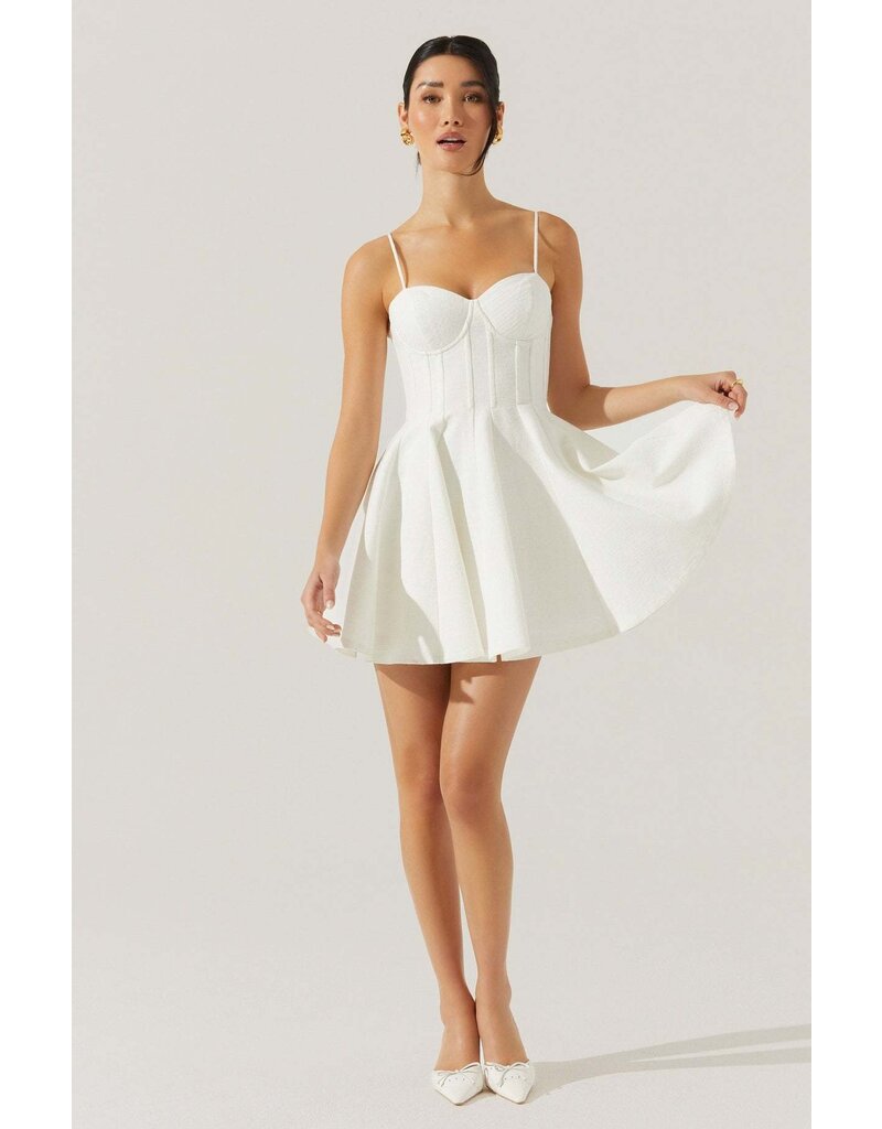 ASTR Fenna Textured Corset Mini Dress