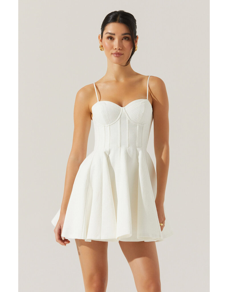 ASTR Fenna Textured Corset Mini Dress