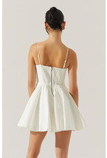 ASTR Fenna Textured Corset Mini Dress