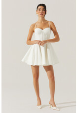 ASTR Fenna Textured Corset Mini Dress