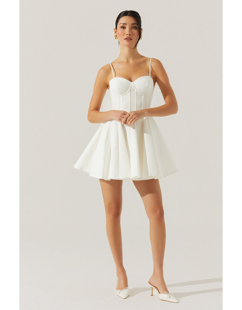 ASTR Fenna Textured Corset Mini Dress