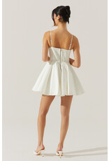 ASTR Fenna Textured Corset Mini Dress
