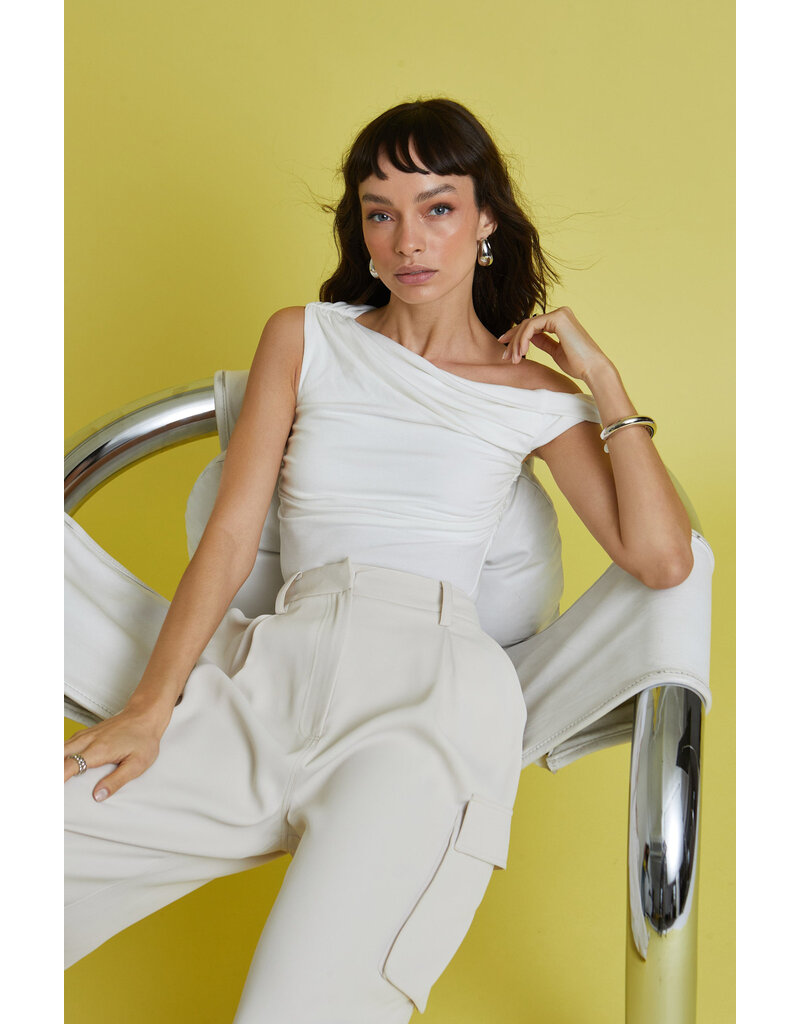 ASTR Fiora Asymmetrical Bodysuit