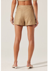 ASTR Deborah Linen Blend Safari Skort
