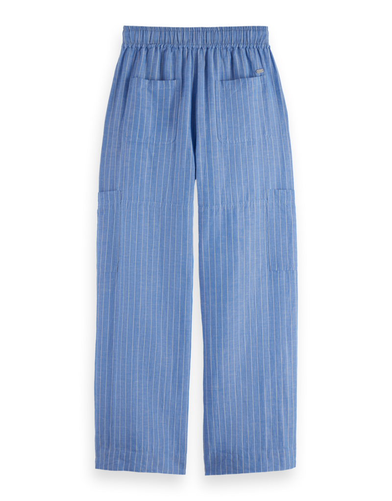 Scotch & Soda Noa High Rise Wide Leg Cargo Pant