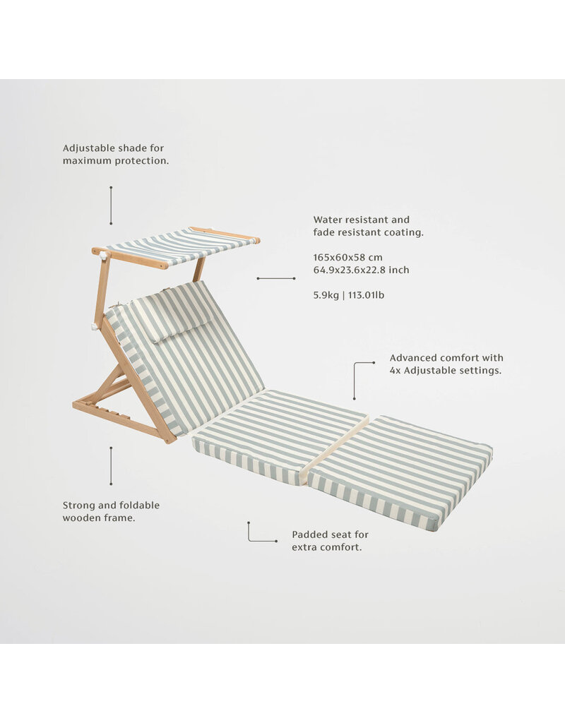 Sunnylife Pool House Daybed - Fold Up Beach Chair