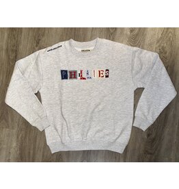 Unemployed Denim Phillies Custom Crew Neck *Xtina's Exclusive*