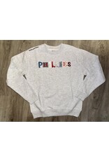 Unemployed Denim Phillies Custom Crew Neck *Xtina's Exclusive*