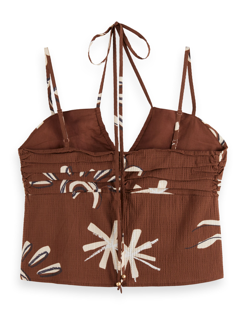 Scotch & Soda Gathered Strappy Top