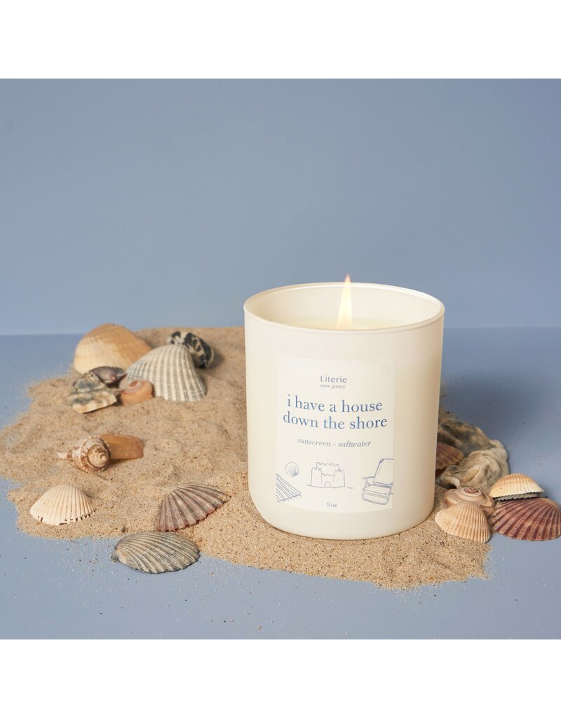 Literie "I Have a House Down the Shore" Candle