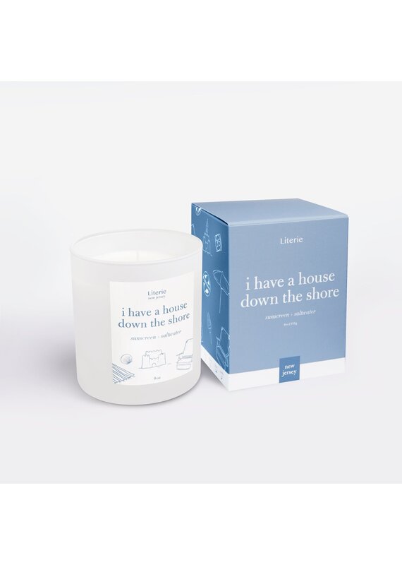 Literie "I Have a House Down the Shore" Candle