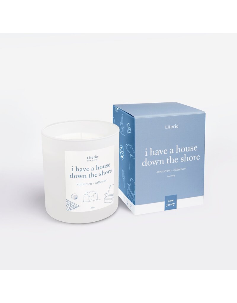 Literie "I Have a House Down the Shore" Candle