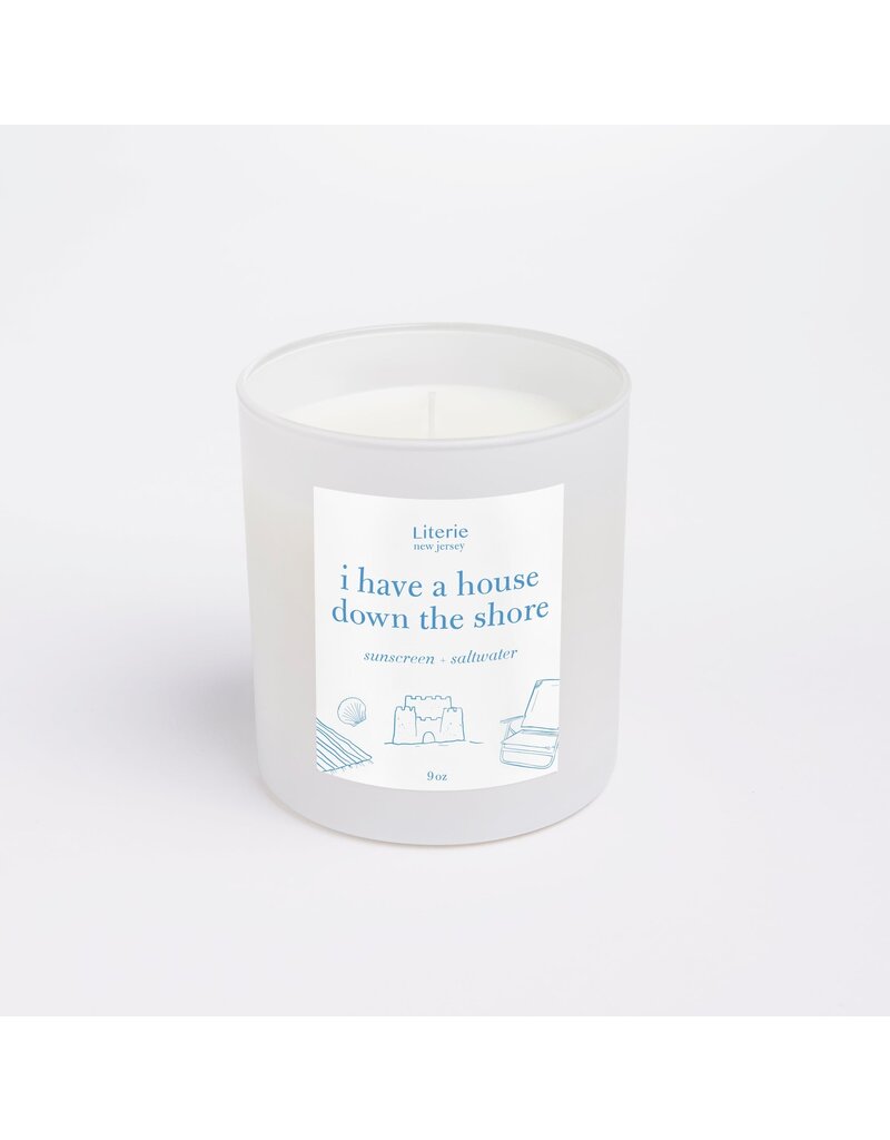 Literie "I Have a House Down the Shore" Candle