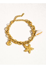 Flanerie Aspen 18K Gold Non-Tarnish Chain Bracelet