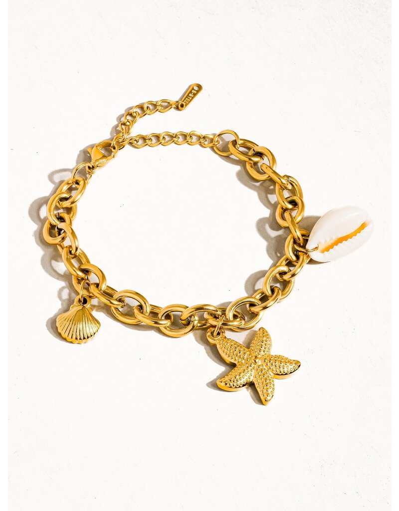 Flanerie Aspen 18K Gold Non-Tarnish Chain Bracelet