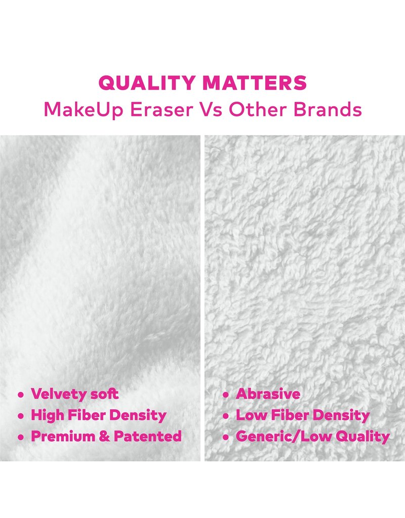 MakeUp Eraser 7-Day Set & Makeup Bag Gift Set