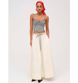 For Love & Lemons Georgia Poplin Skirt