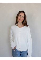 Things Between White Piper Cardigan