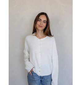 Things Between White Piper Cardigan