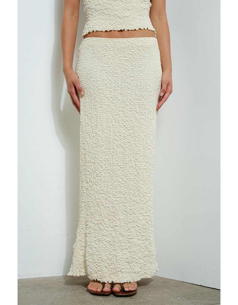 Pretty Garbage Michaela Textured Maxi Skirt