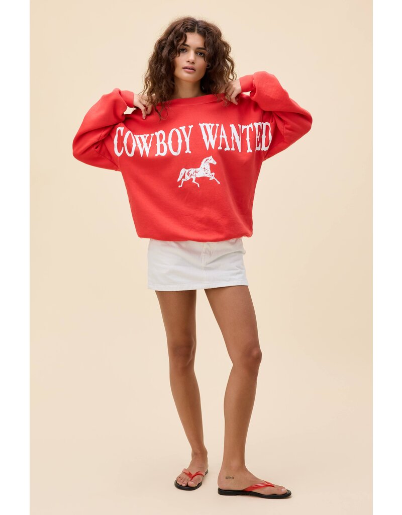 Daydreamer LA Cowboy Wanted BF Sweatshirt
