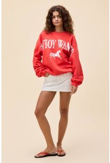 Daydreamer LA Cowboy Wanted BF Sweatshirt