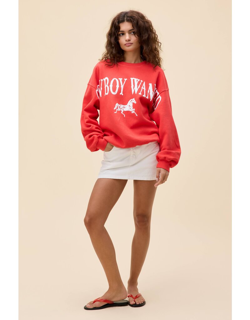 Daydreamer LA Cowboy Wanted BF Sweatshirt