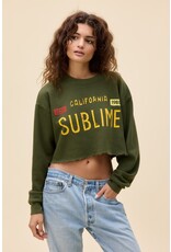 Daydreamer LA Sublime License Plate Cut-Off Sweatshirt