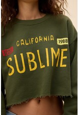 Daydreamer LA Sublime License Plate Cut-Off Sweatshirt