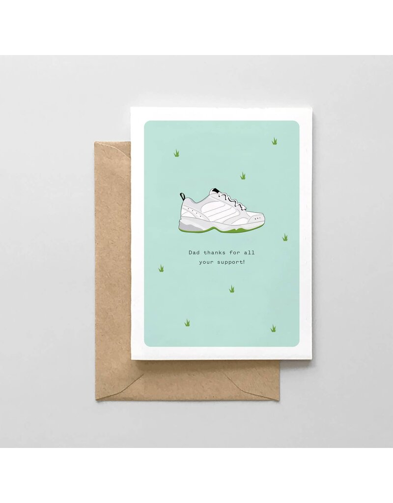 Sneaker Support Father's Day Card