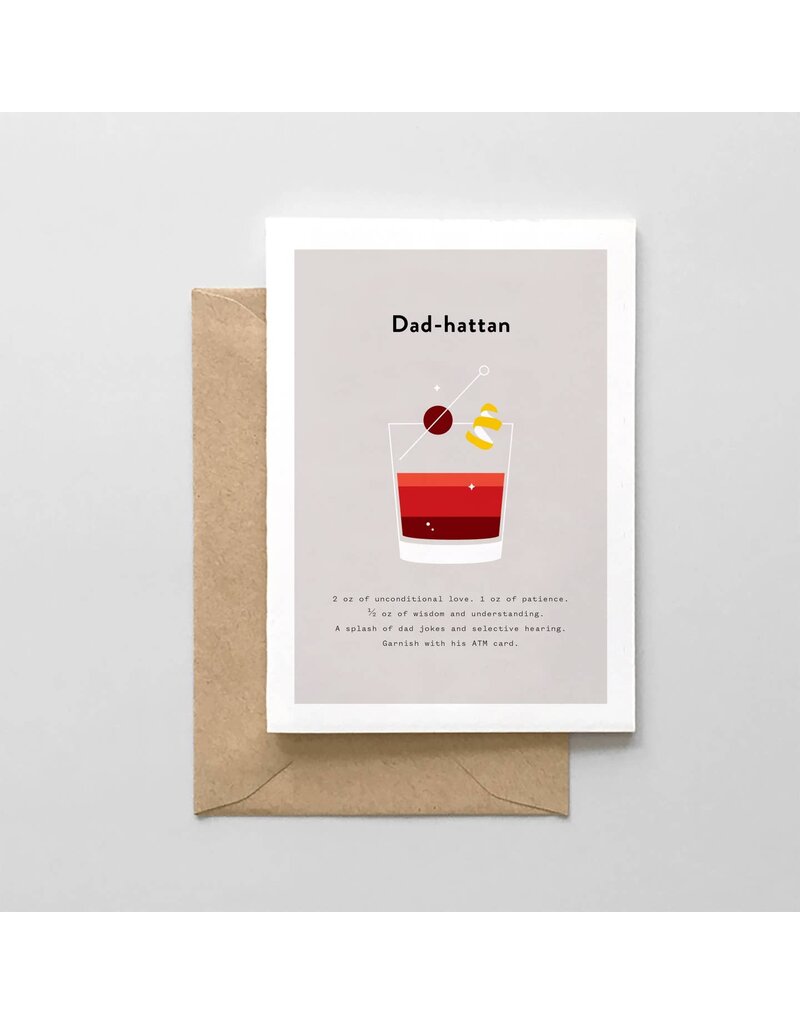 Dad-hattan Father's Day Card