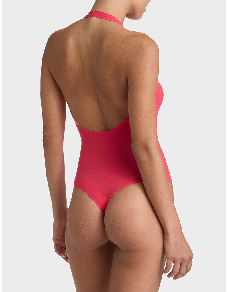Commando Ballet Deep Plunge Halter Bodysuit