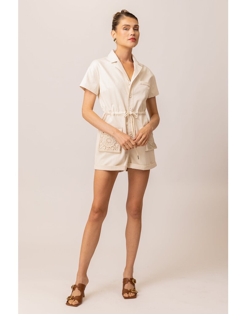 Line and Dot Veni Romper