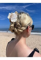 Hand-Painted SeaShell Hair Claw